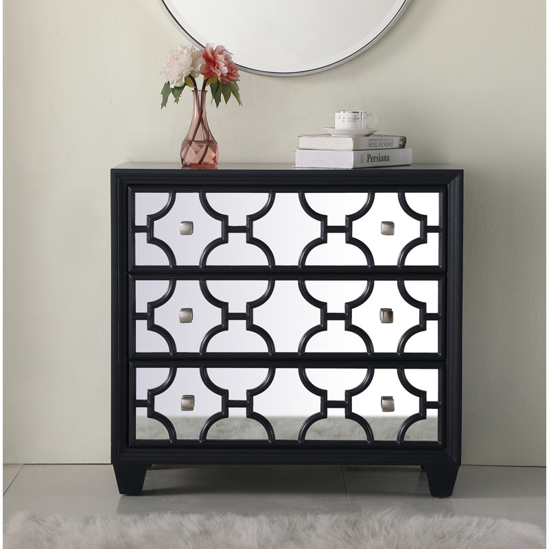32'' W 3 - Drawer Dresser, Midnight Blue