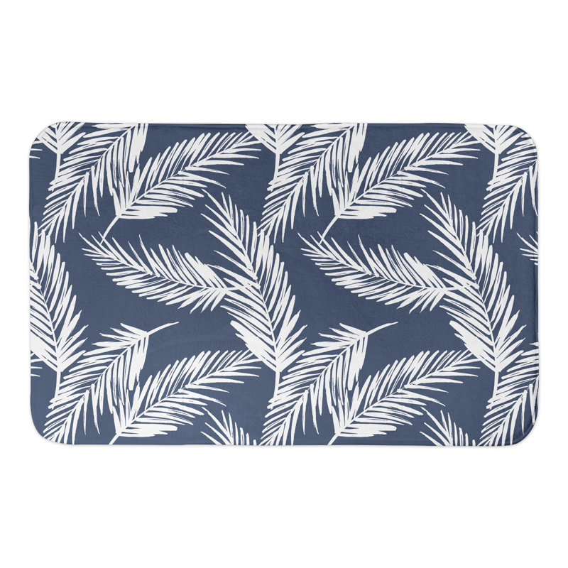 Conley Non-Slip Bath Mat, Navy