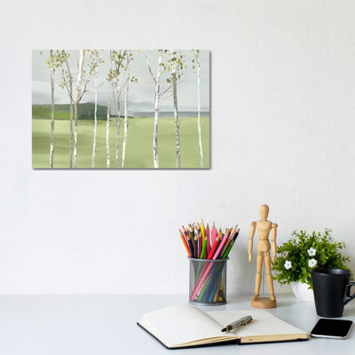 Birch Valley by Allison Pearce - Wrapped Canvas Painting
