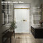 Porte de douche coulissante Levity Plus Less, 77-9 / 16 po H 44-5 / 8 - 47-5 / 8 po L, avec verre transparent de 5/16 po d'épaisseur-71812624