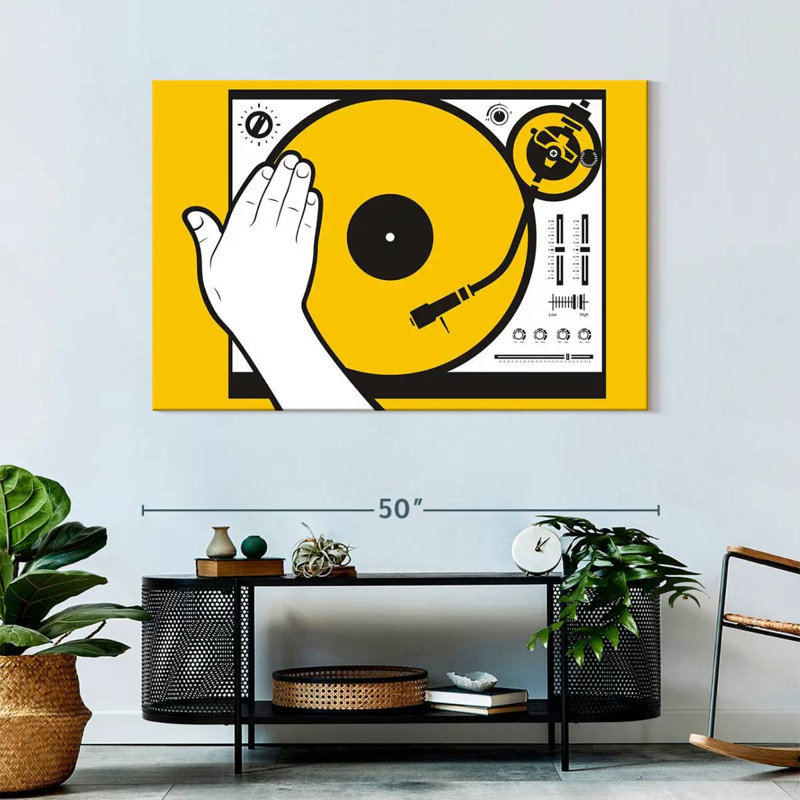 Abarca DJ Vinyl Scratch, 32" H x 48" W