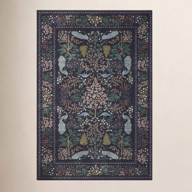 Tapis gris anthracite , Rectangle 8 pi 6 po x 11 pi 6 po