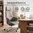 Top-Grain Genuine Leather Executive Chair, Swivel Ergonomic Office Chair, Home Desk Chair with Tilt Reclining, Adjustable Height & Adjustable Seat Depth-1415863902