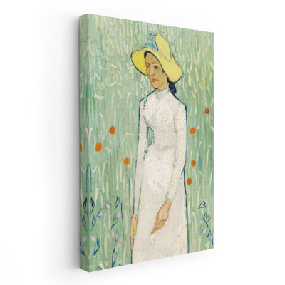 «Girl in White, 1890», reproduction d'art sur toile