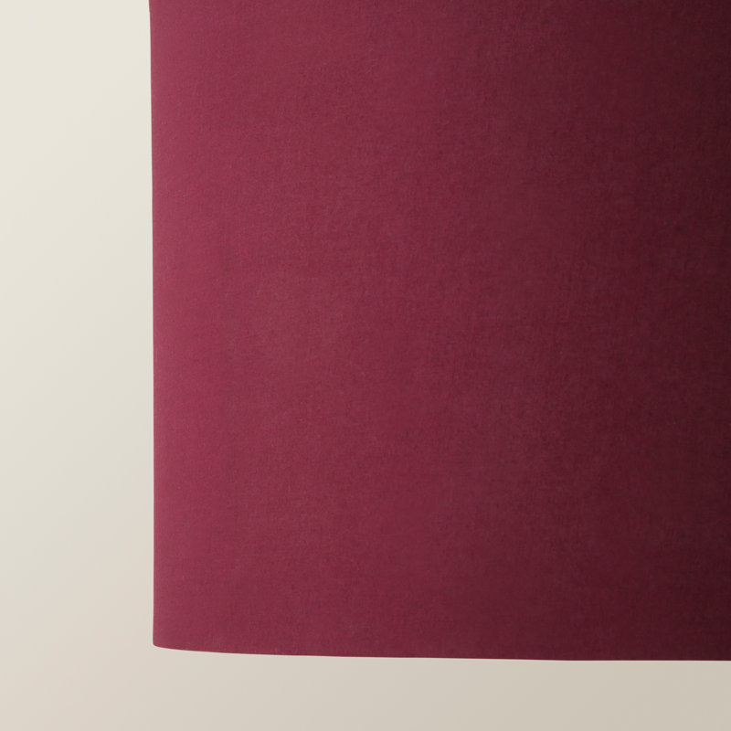 Blended Fabric Drum Lamp Shade ( Slip-On ), Purple, 25cm H x 45cm W x 45cm D