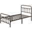 Metal Bed Frame with Vintage Headboard-92523739-105463261
