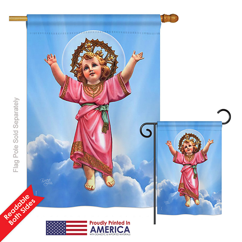 Ensemble de 2 drapeaux en polyester