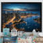 «Chicago Beautiful Cityscape I - Chicago», reproduction sur toile encadrée-613058423-613058382