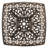 Rivka Square Outdoor Side Table With Umbrella Hole , 21'' in. W 21'' in. D-2002831678