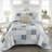 Donna Sharp Blue Pastures Pieced Cotton 3PC Queen Quilt Set-123227551