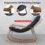 Ensemble de chaises berçantes et repose-pieds Arunas