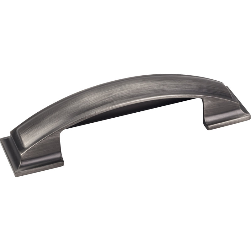 Annadale Cup/Bin Pull, Brushed Pewter, 3 3/4"