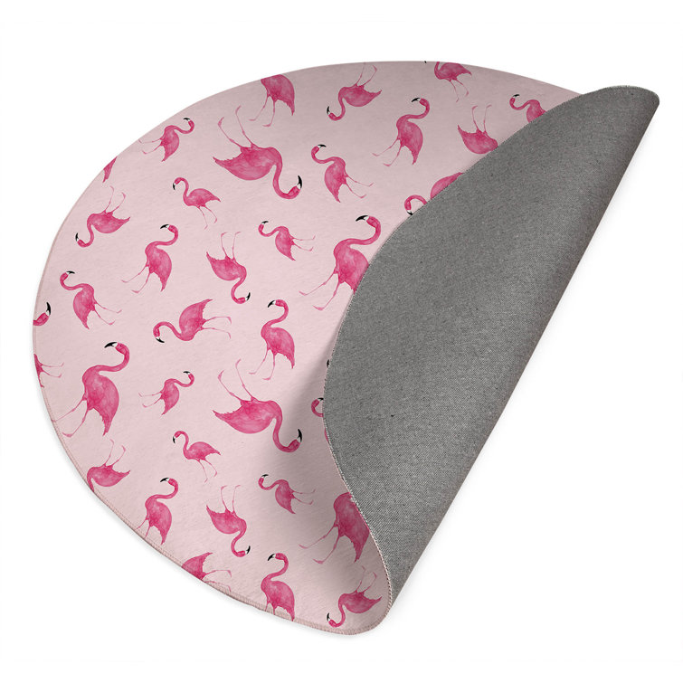 Summer Flamingo Outdoor Rug