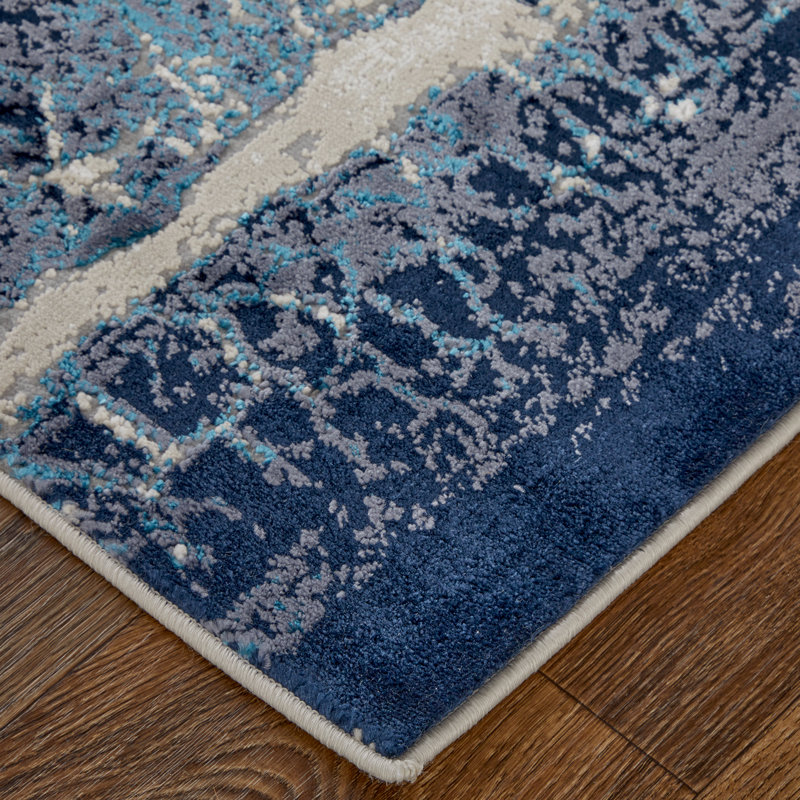 Breandra Abstract Indoor Rug, Rectangle 9'2" x 12'