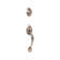 Handleset with Deadbolt and Door Knob and Rosette