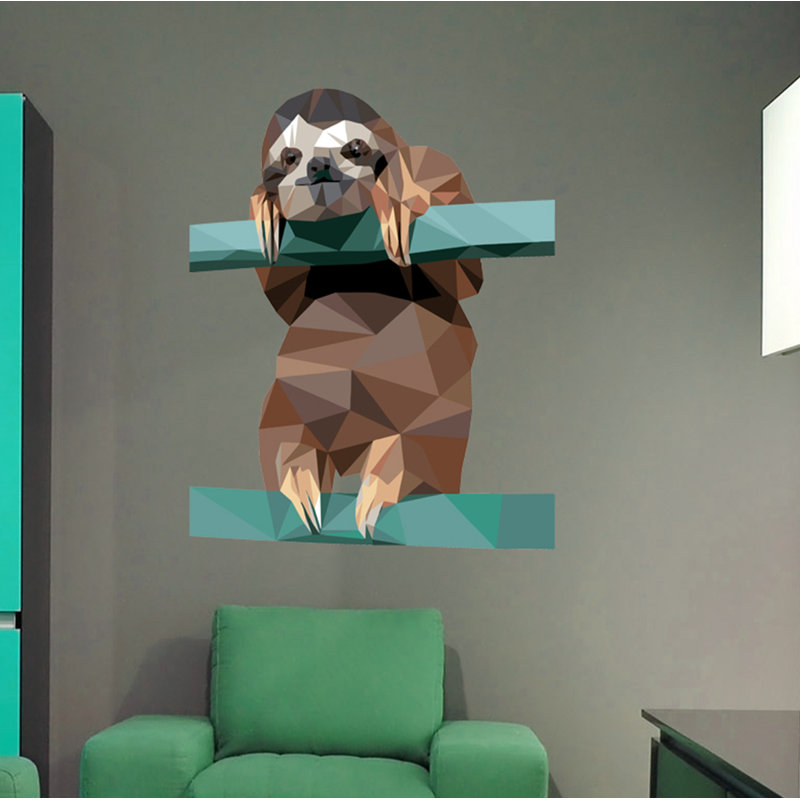 Animals Wall Decal, 46" H x 55" W