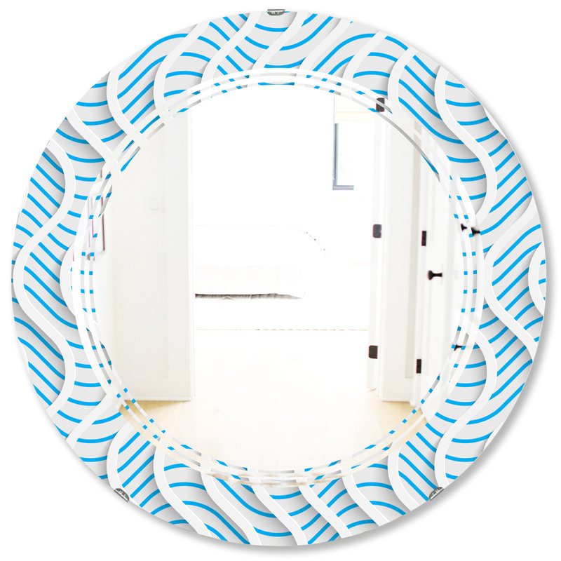 Miroir mural 3D 3D II, 31,5 po x 31,5 po