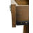 Arts And Crafts Solid Wood End Table with Storage