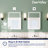 Modern Frameless LED Lighted Bathroom / Vanity Mirror with 3 Colour Adjustable, Memory Function, Anti-fog, Time Mode Control-102505968