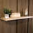 Unfinished Hevea Prong Floating Shelf-498351008