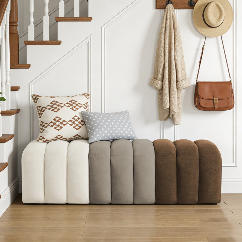Banc en tissu 53,5 po, Kaki