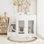 Maison d'intérieur pour chat avec lumière et 2 tiroirs de rangement