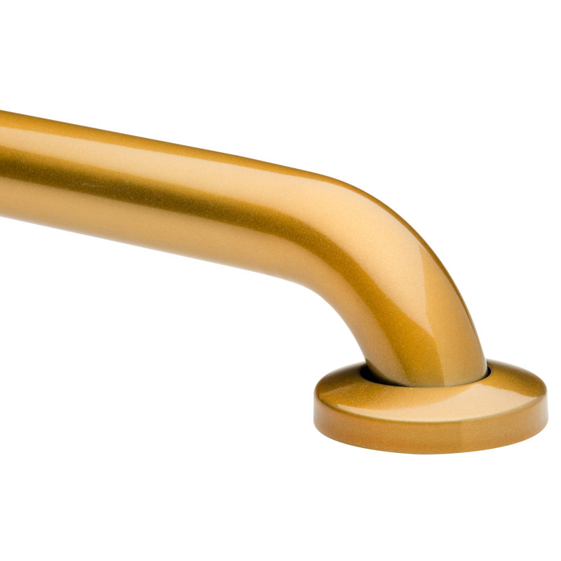 No Drill Gripp Grab Bar, 3" H x 21" W x 3" D, Brass Flair
