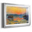 Coucher de soleil sur la seine en hiver, 1880, reproduction d'art encadrée-1911493745-1911493747