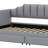 Extendable Upholstered Daybed With Storage Drawers And LED Light-924623044