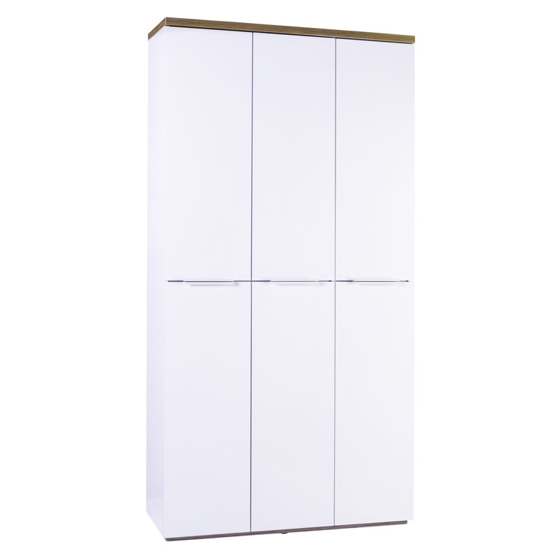 Mundi 6 Door Manufactured Wood Wardrobe