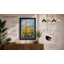 Wildflower Meadow at Dawn Impressionism 1 Piece Single Picture Frame Wall Art-136673008-136673009