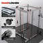 Cage électrique tout-en-un FED Fitness Sportsroyals Series PR1, capacité de 4 000 lb, machine Smith et câble croisé pour la gymnastique à domicile