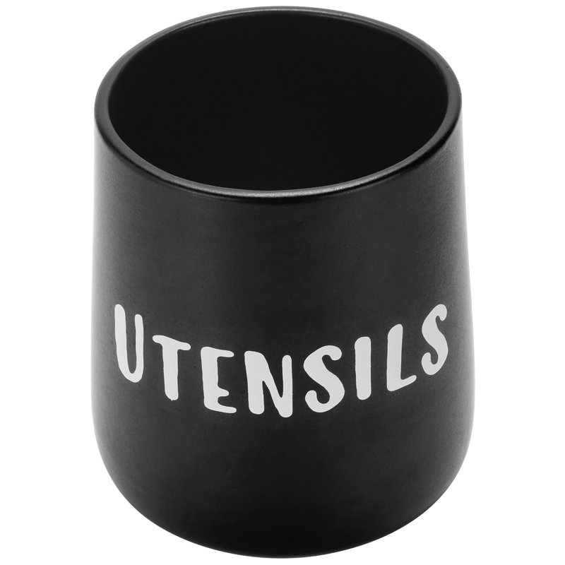 Ceramic / Porcelain Round Utensil Crock