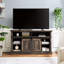 Meuble télé de style Mid-Century avec grande armoire, pouvant accueillir des téléviseurs de 65 po, une grande table de divertissement, un design et une finition antique-1044161602-1044161628