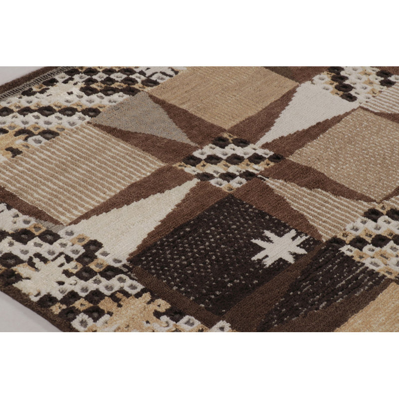 Scandinavian One-of-a-Kind 9'0X12'0 Hand Knotted Area Rug