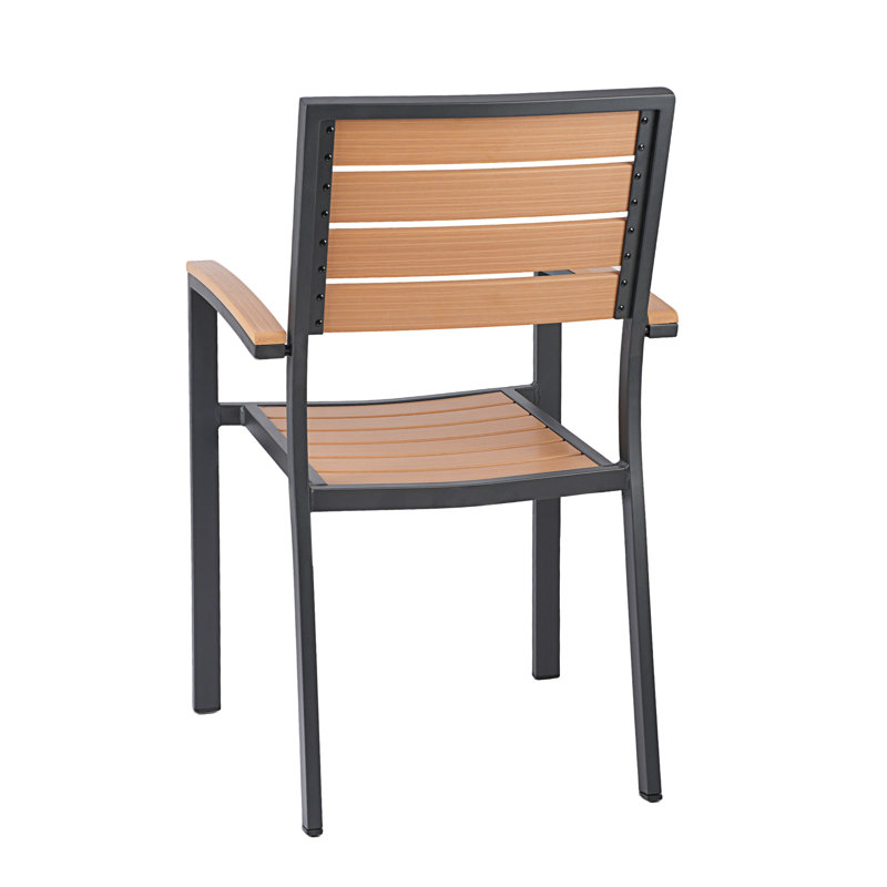 Chaise de salle à manger en aluminium