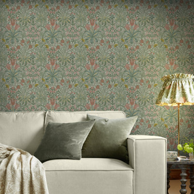  Woodland Weeds Spring Garden Wallpaper