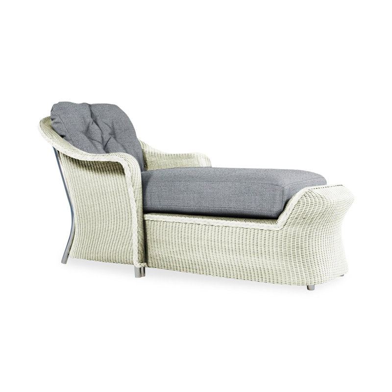 Reflections Outdoor Chaise Lounge, Sailcloth Salt, Mink