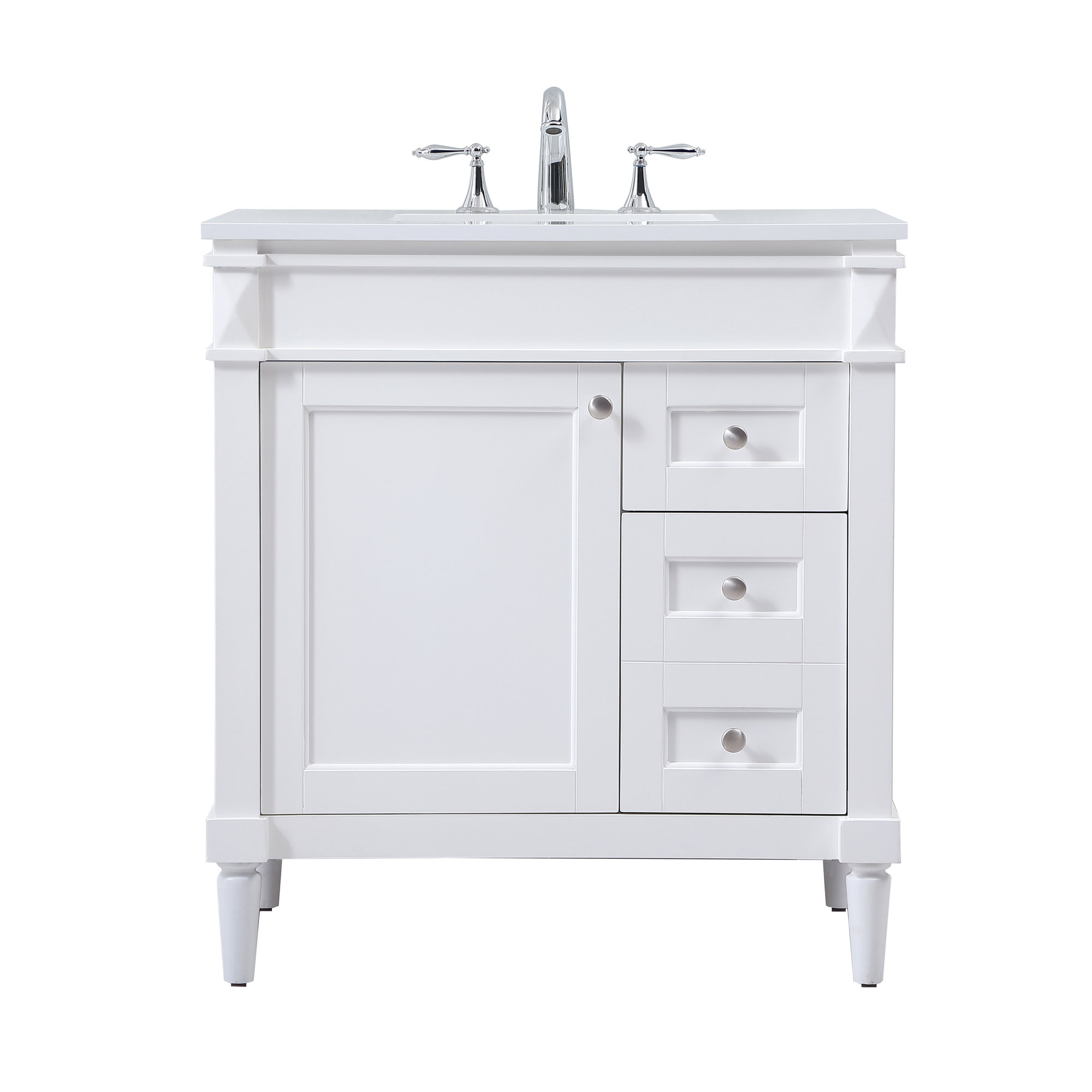 Readington 32'' Single Bathroom Vanity, White