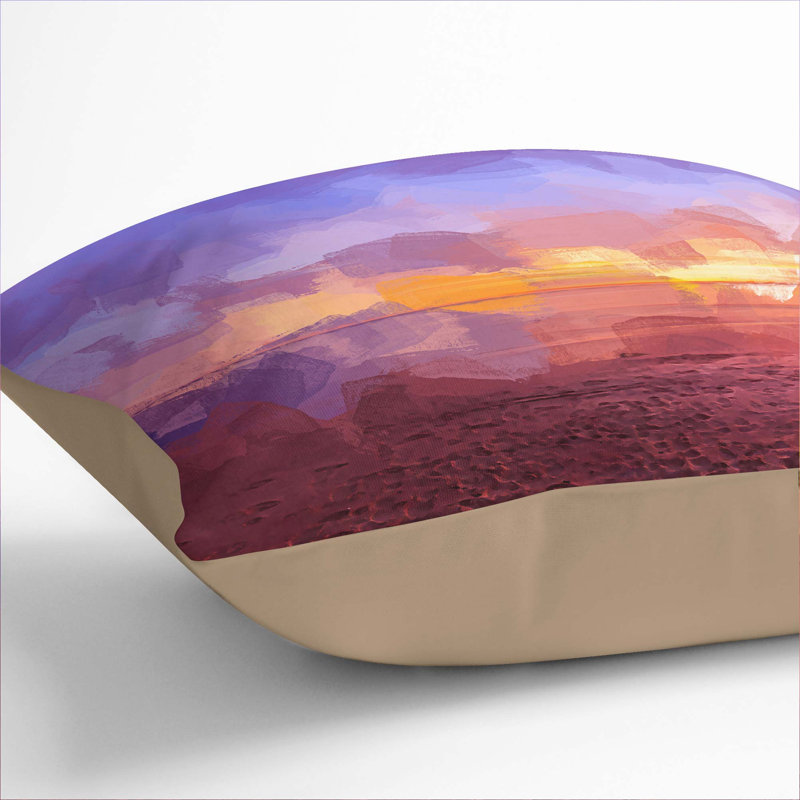 Square Throw Cushion, Stone, 55cm H x 55cm W x 20cm D