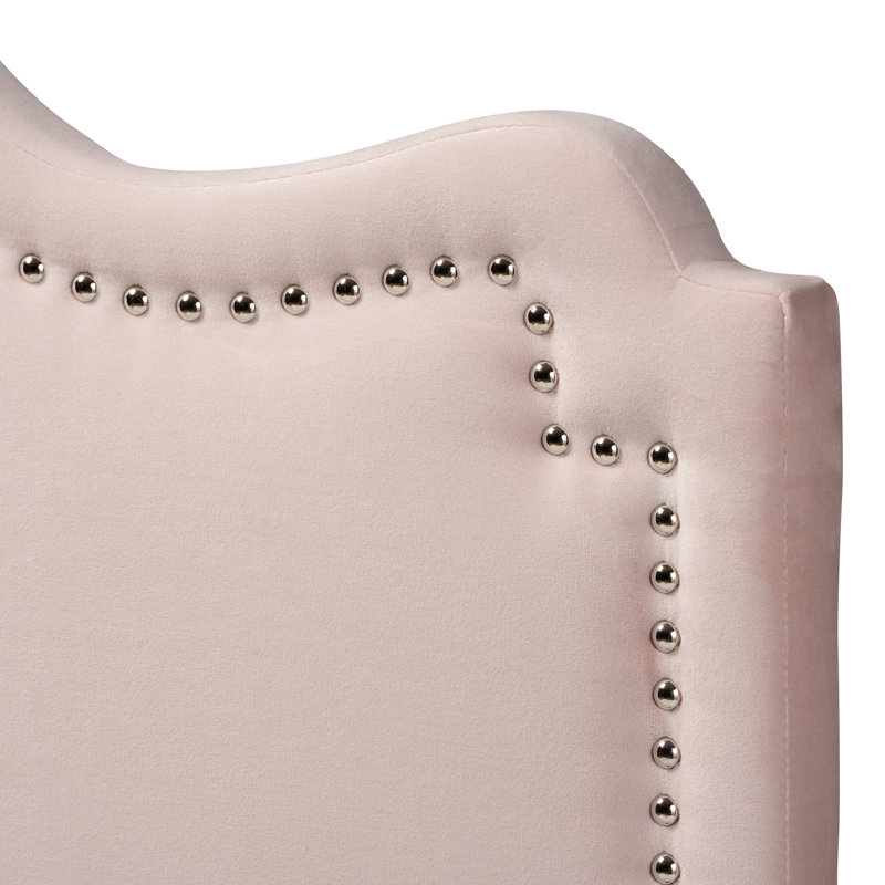 Tête de lit tapissier Lakey, Grand, Rose