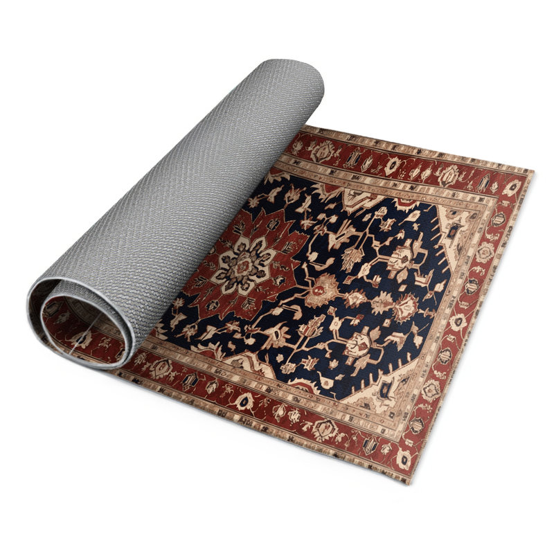 Tapis d'intérieur et d'extérieur brun Persian, Rectangulaire 2 pi x 3 pi