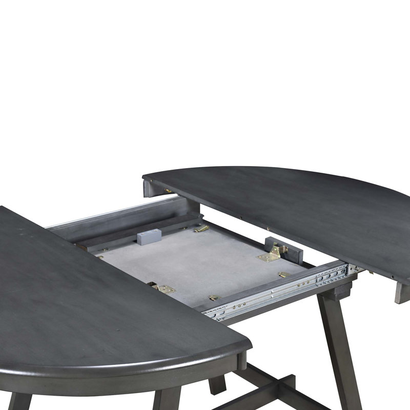 Ensemble de table de salle à manger 5 pièces 5 pièces, Gris