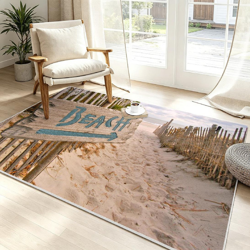 Tapis de plage transparent Clear Beach, Rectangle 39" x 63"