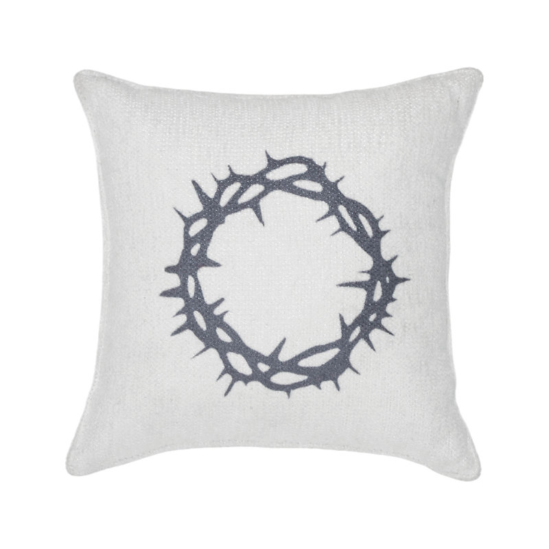 Coussin ressuscité couronne d'épines 6 x 6