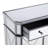 Acantha 32" H x 32" W 2-Door Mirrored Accent Cabinet-221497231