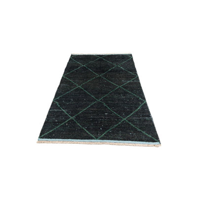 4x6 Pinson Black Rug