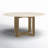 Lela Round Metal Base Dining Table-1421962928