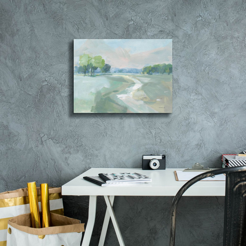 «Country Road» par Danhui Nai, art mural sur toile, H 12 po x l 16 po