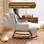 Adjustable Back Rocking Chair with Storage Bag-107394737